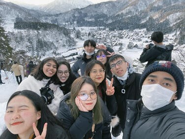 A trip to Shirakawa-go with friends from CRPS